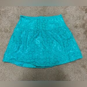 Crowned Athletics teal Arabian Nights skort